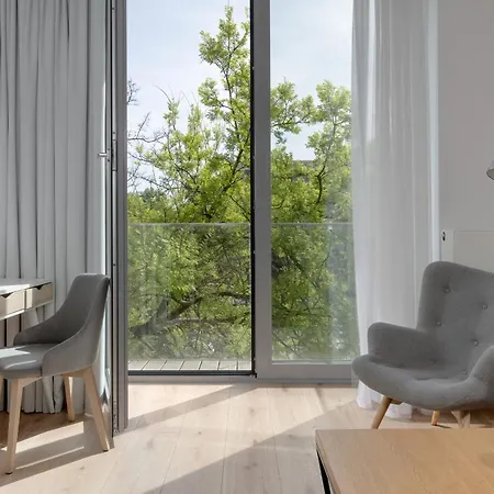 דירה Beautiful White - Beige In By Renters *