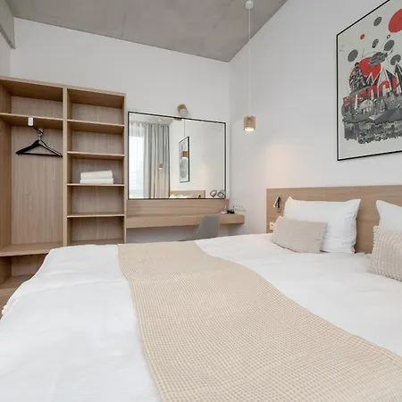 Beautiful White - Beige With Balcony In By Renters Apartment