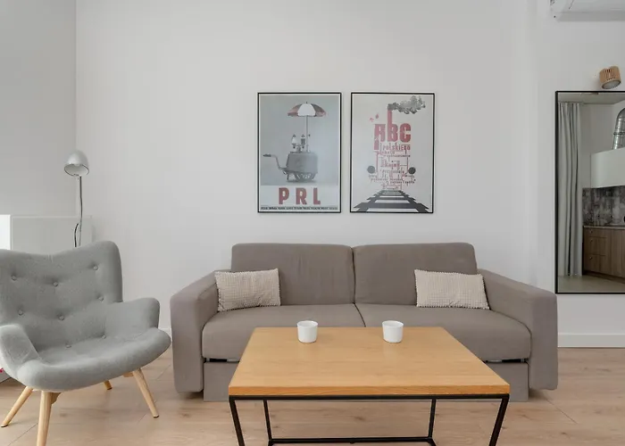 דירה Beautiful White - Beige In By Renters